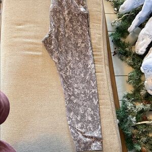 lululemon athletica Gray Patterned Leggings